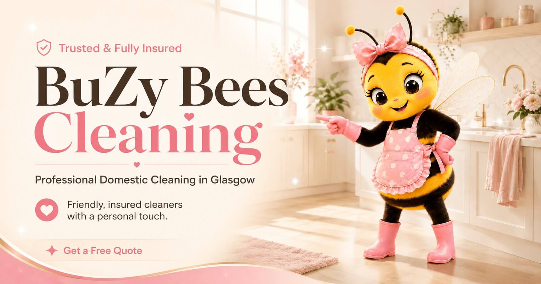 BuZy Bees Cleaning — Professional Domestic Cleaning in Glasgow